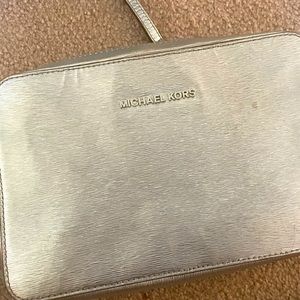 Silver Michael Kors Crossbody
